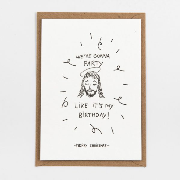 Christmas card - Jezus birthday